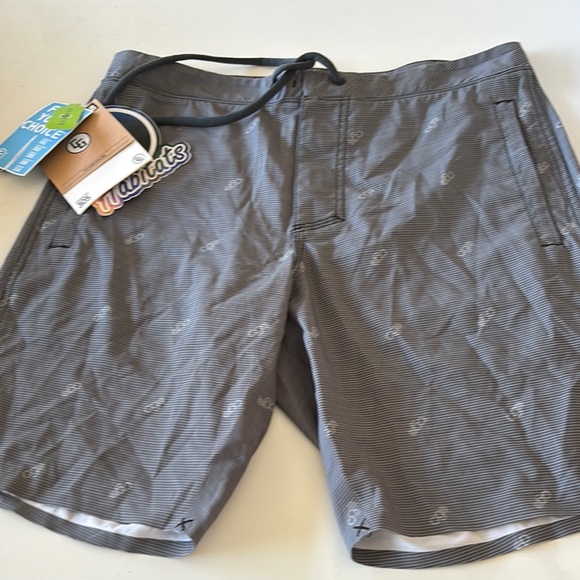 RVCA Gray Men's Shorts - Picture 2 of 3
